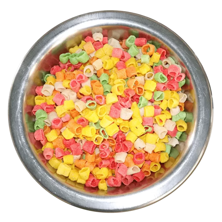 Colorful fryums
